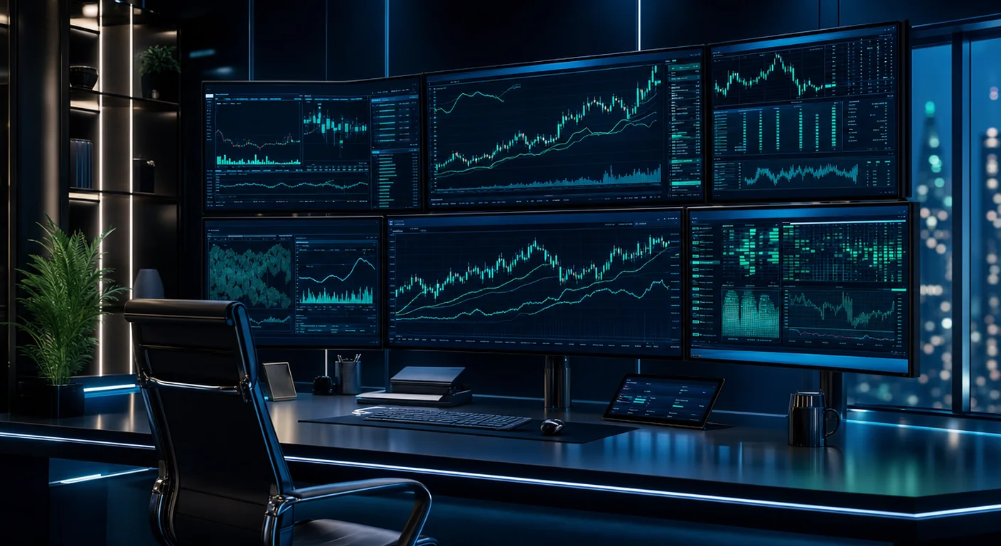 Olymp Trade market chart workspace